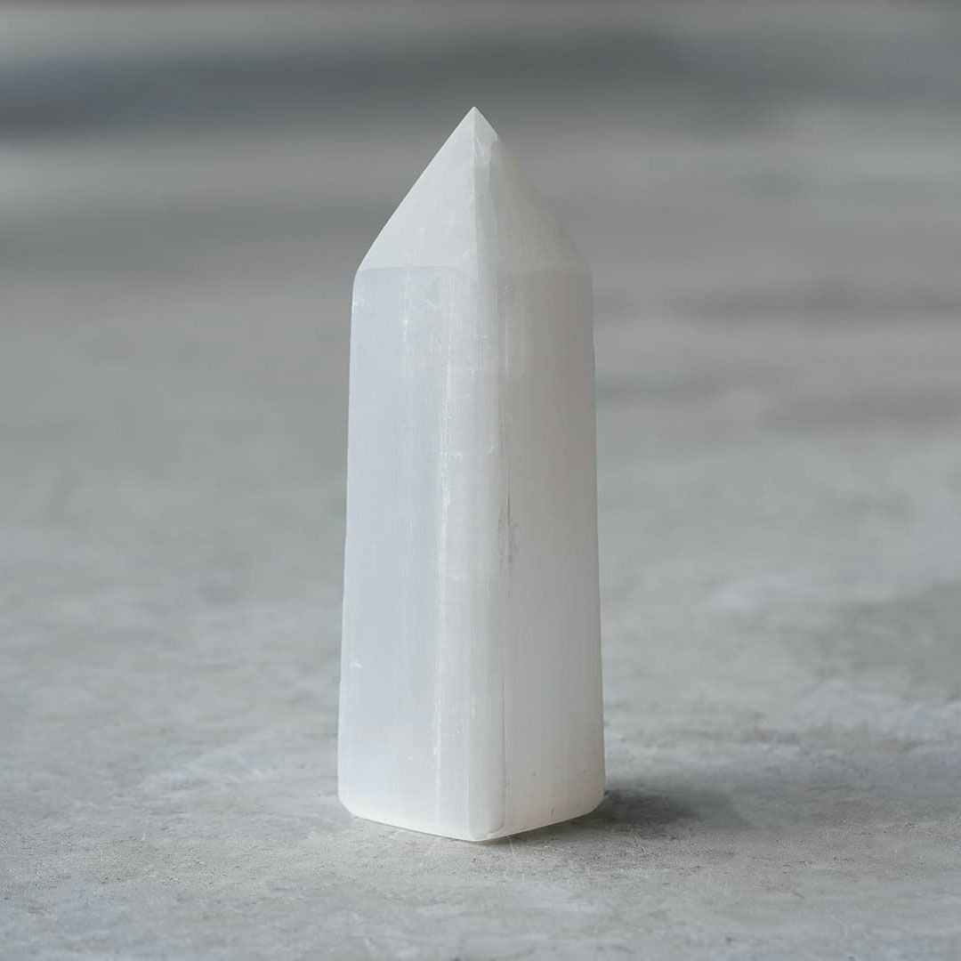Selenite swirl stick /セレナイト | Hariqua-パワーストーンジュエリー-