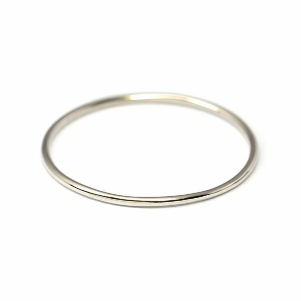 Plain ring（2～8号）K18 | Hariqua-パワーストーンジュエリー-