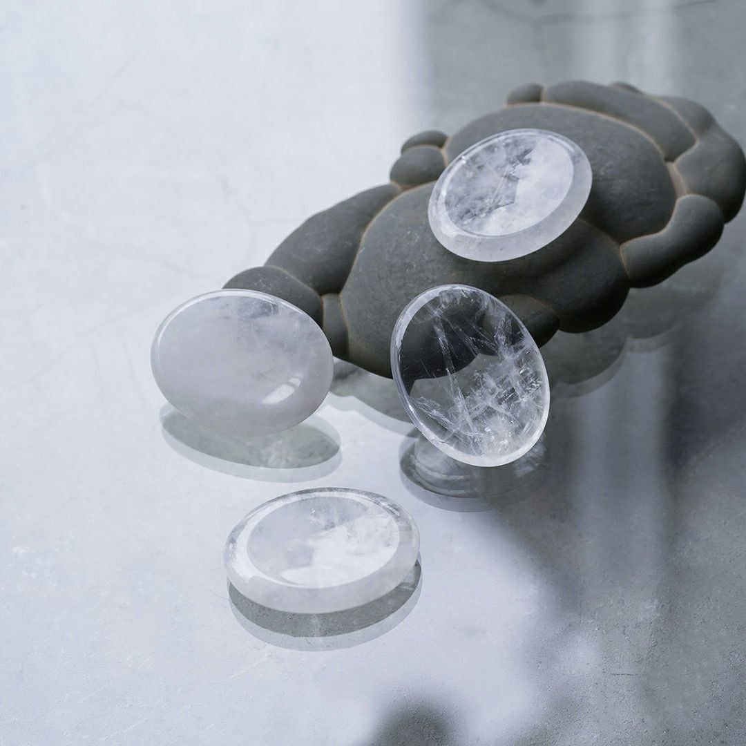 Cherry blossom agate purification plate 4pcs set /桜瑪瑙 | Hariqua