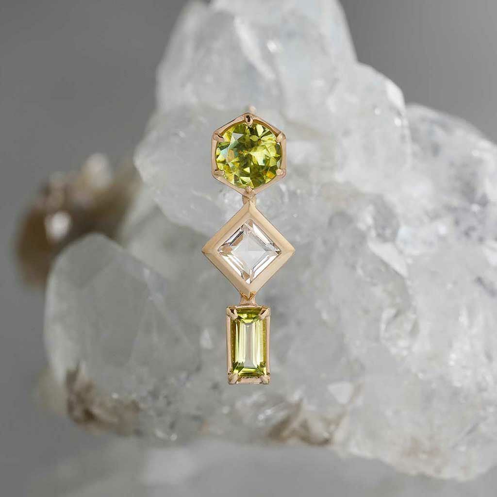 Chakra single pierce - Upper | Hariqua-パワーストーンジュエリー-