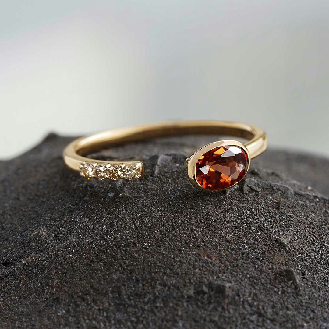 Color change andesine ring /カラーチェンジ・アンデシン | Hariqua