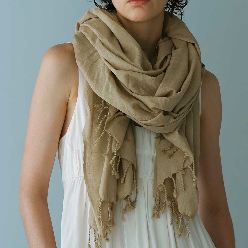 Ayurvedic Stole × Smoky quartz /スモーキークォーツ | Hariqua