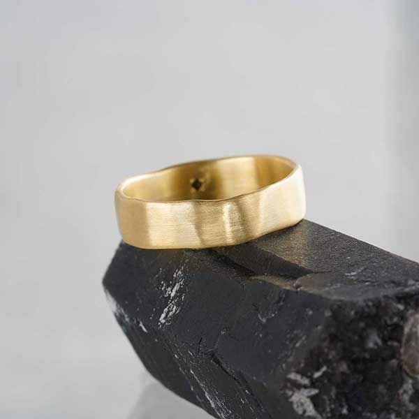 Muonionalusta meteorite ring / ムオニナルスタ隕石 | Hariqua