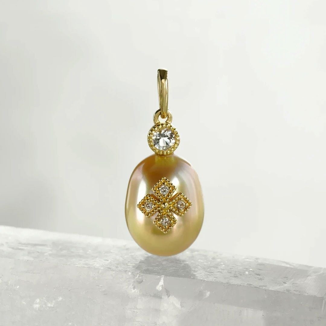 最終価格】真珠 パール チャーム ヴィンテージ gold Pearl 金 K14 000000026702-01.jpg?size=l&w=
