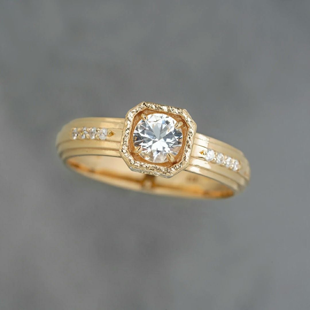 Russian Phenakite heaven's ladder ring / ロシアンフェナカイト[受注