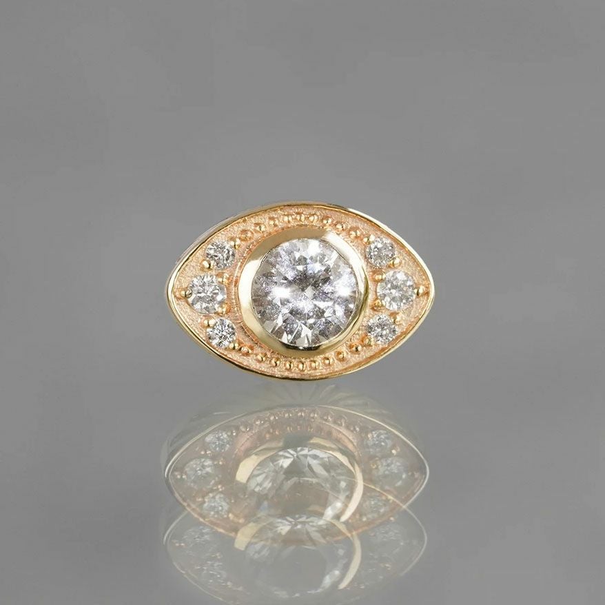Russian Phenakite heaven's ladder ring / ロシアンフェナカイト[受注