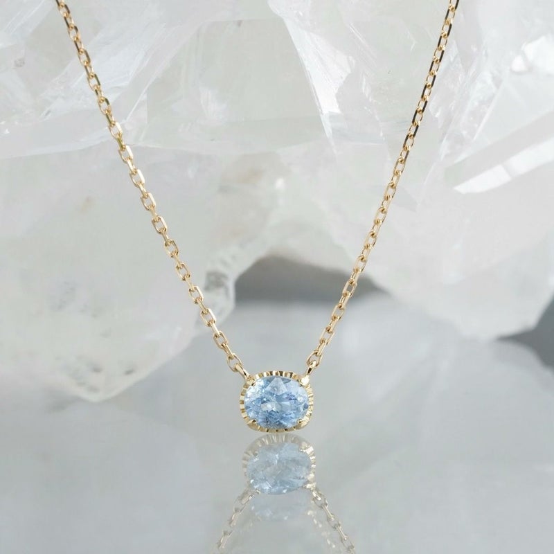 Jeremejevite necklace 0.22 /ジェレメジェバイト | Hariqua 