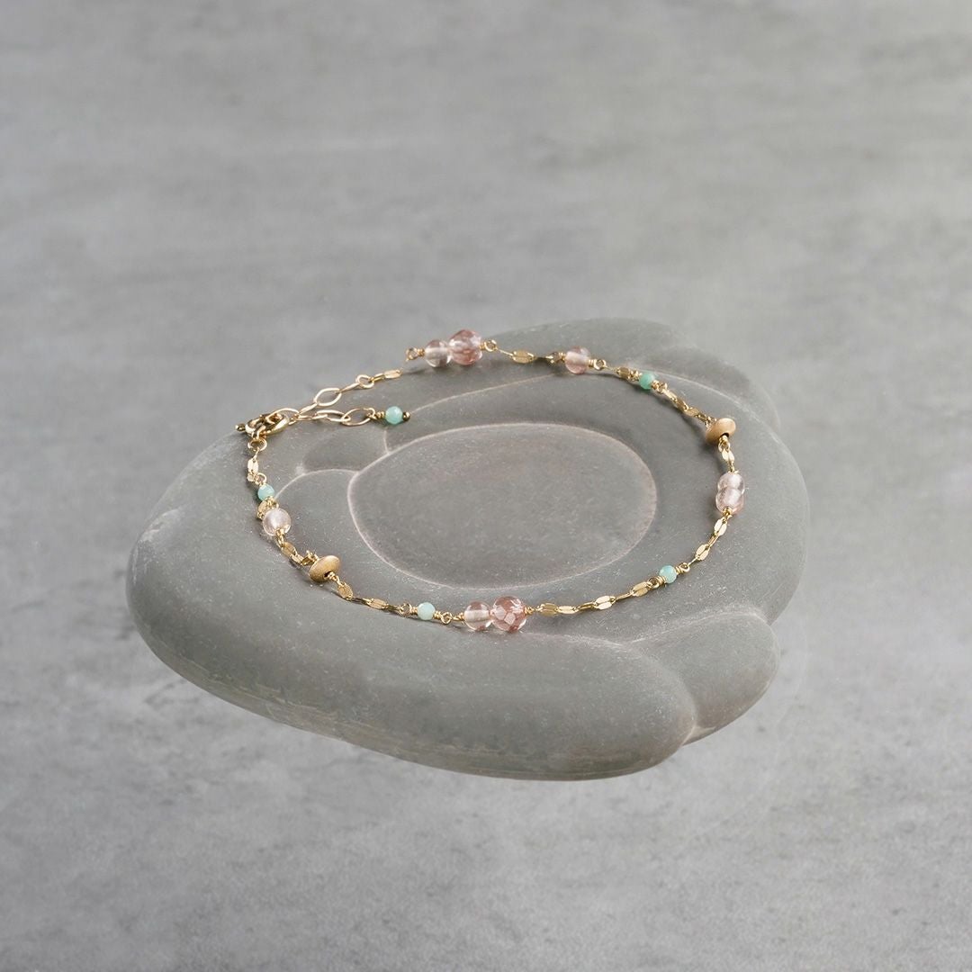 Oregon Sunstone bracelet /オレゴンサンストーン | Hariqua