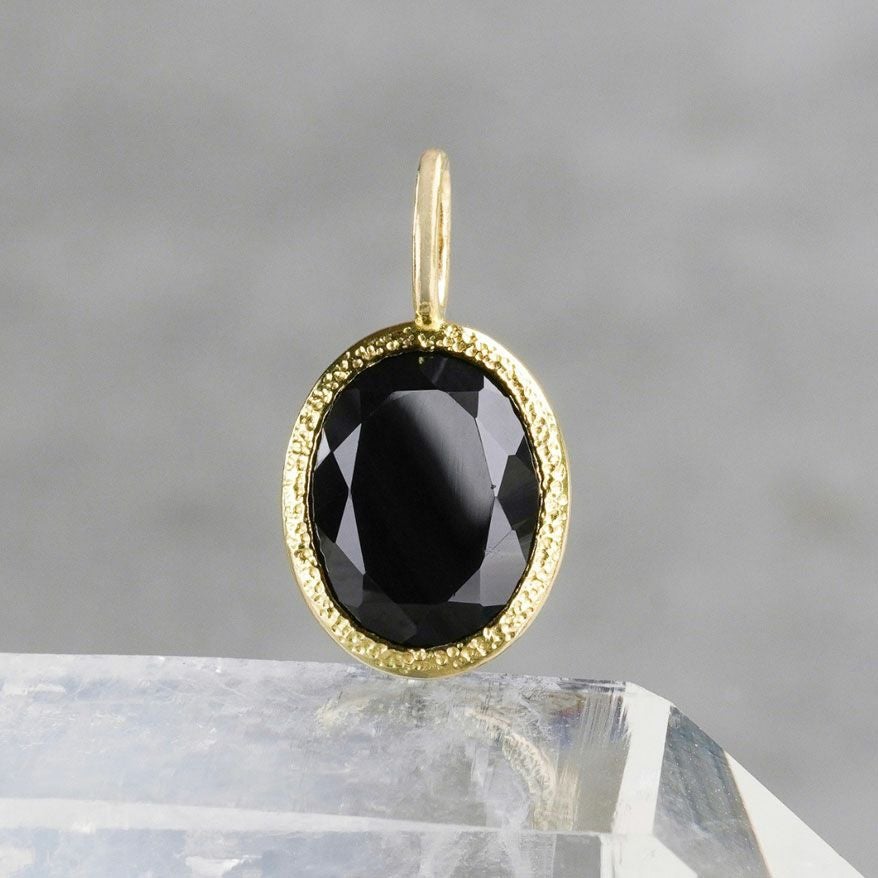 Obsidian charm 1.99 /神津島オブシディアン | Hariqua-パワーストーン