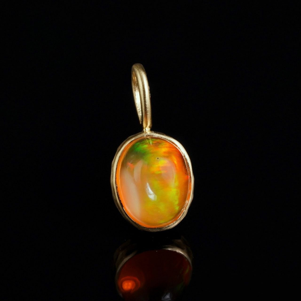 Fire opal charm 1.22 /ファイアオパール | Hariqua-パワーストーン