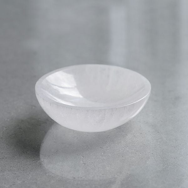 Selenite shallow bowl /セレナイト | Hariqua-パワーストーンジュエリー-