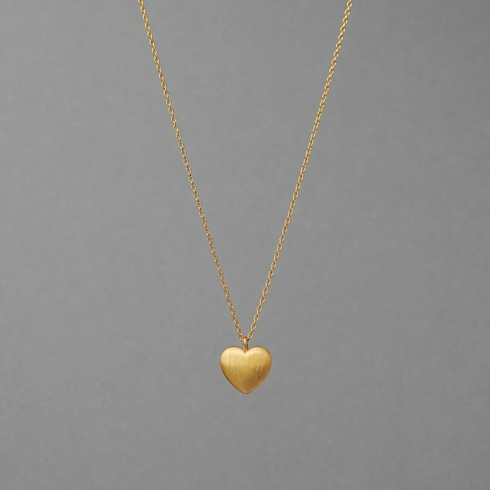 Golden pure heart necklace /フェナカイト、インペリアルトパーズ