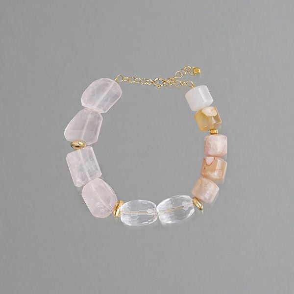 Ametrine tumble faceted bracelet /アメトリン | Hariqua