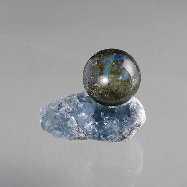 Labradorite & Celestite /ラブラドライト、セレスタイト | Hariqua