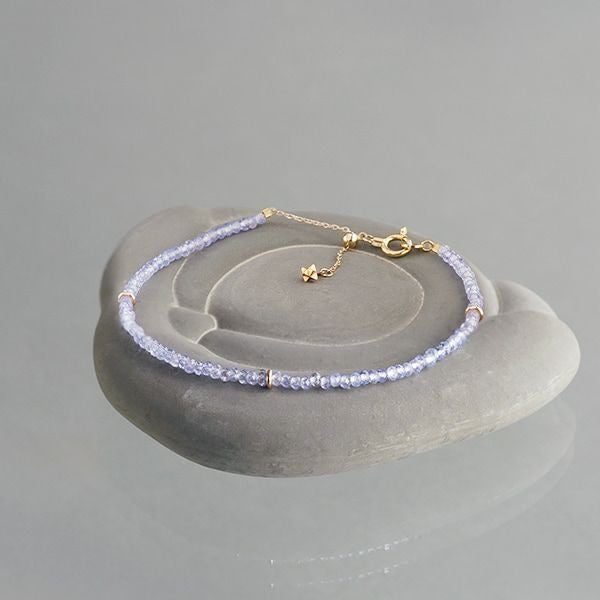 Tanzanite skinny bracelet /タンザナイト | Hariqua-パワーストーン