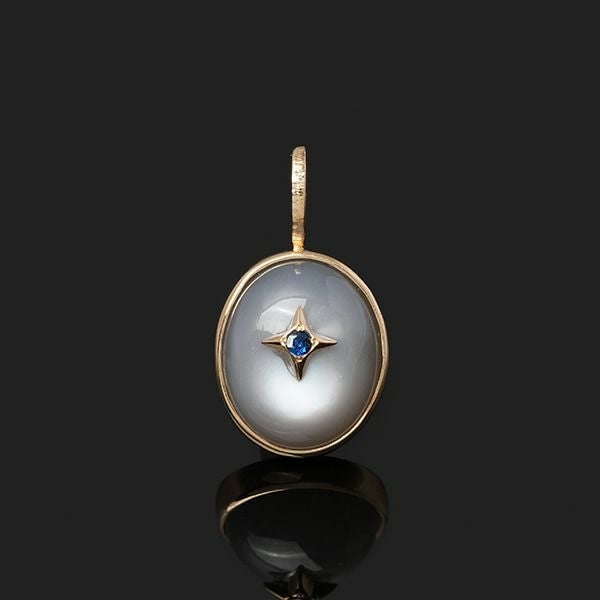 Gray moonstone charm 4.51 /グレームーンストーン | Hariqua