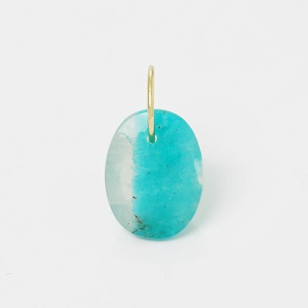 Amazonite in quartz charm 3.91 /アマゾナイト・イン・クォーツ