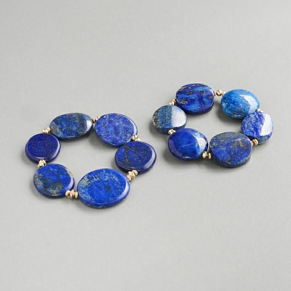 Lapis lazuli banded ring /ラピスラズリ | Hariqua-パワーストーン