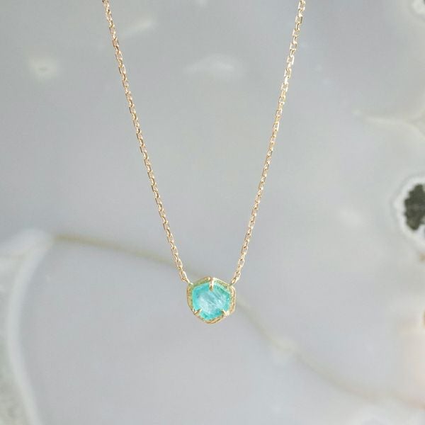 Paraiba tourmaline necklace 0.31 /パライバトルマリン | Hariqua