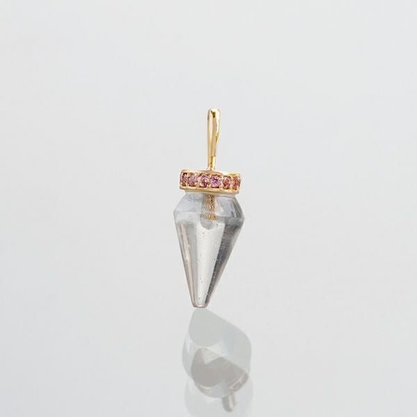 Azeztulite pendulum charm 2.01 /アゼツライト | Hariqua