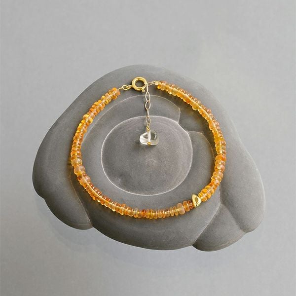 Morganite × Aquamarine bracelet /モルガナイト | Hariqua