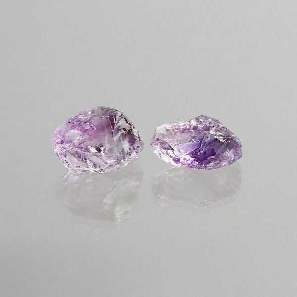 Amethyst 2pcs 57.0g /アメシスト | Hariqua-パワーストーンジュエリー-