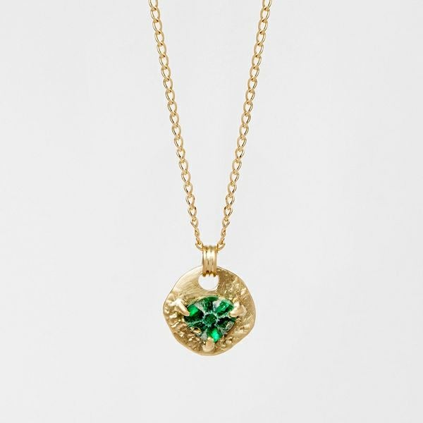 Trapiche emerald necklace 0.24 /トラピッチェエメラルド | Hariqua