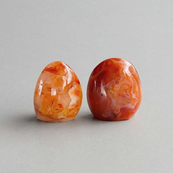 Carnelian 2pcs 199g /カーネリアン | Hariqua-パワーストーンジュエリー-