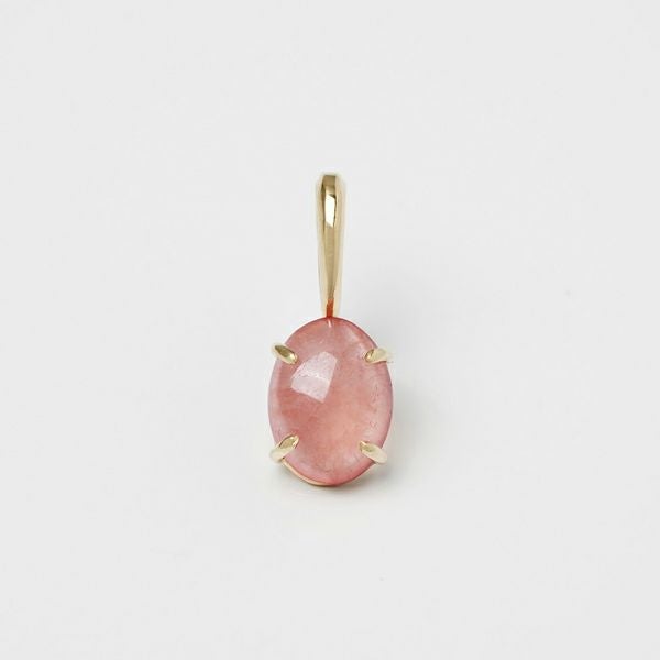 Rhodochrosite round necklace /ロードクロサイト | Hariqua