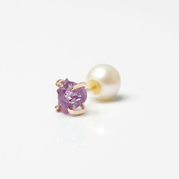 Purple sapphire single pierce 1.22 /パープルサファイア | Hariqua