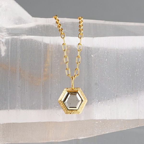 Carnelian hexagon necklace /カーネリアン | Hariqua-パワーストーン
