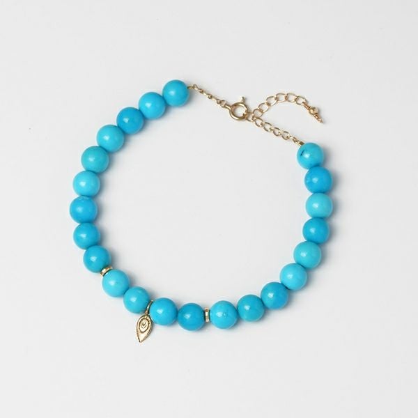 Turquoise one of a kind bracelet /ターコイズ | Hariqua