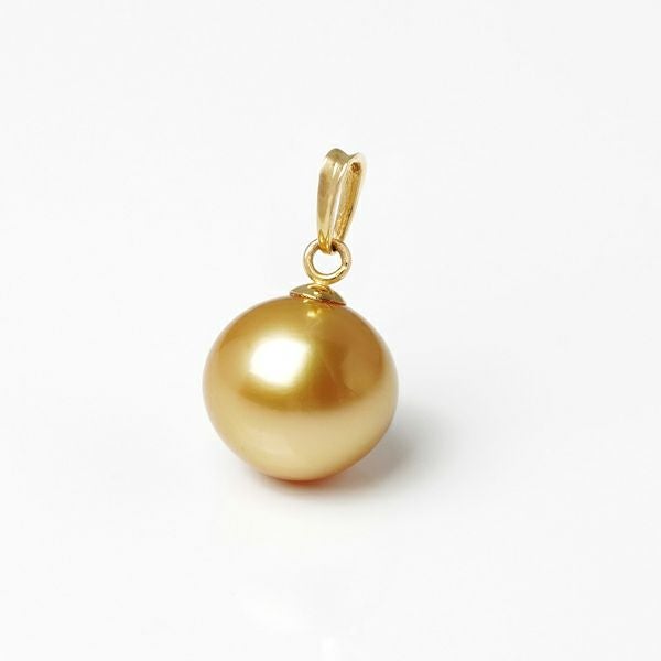 Gold pearl × Russian Phenakite × Diamond charm /ゴールド真珠