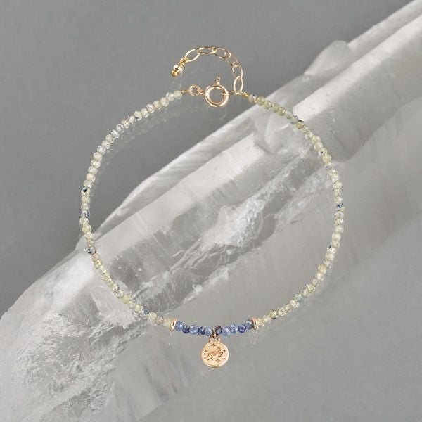 Multi color sapphire skinny bracelet /マルチカラーサファイア Multi color sapphire skinny bracelet /マルチカラーサファイア