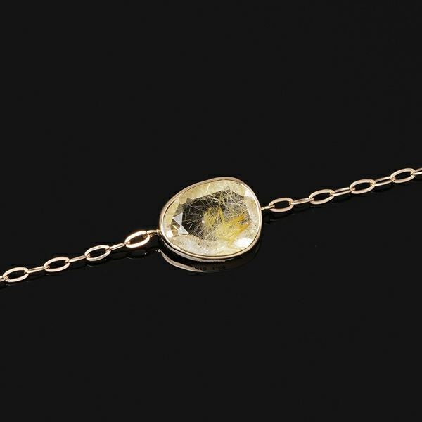 Rutile quartz × Diamond charm 13.74 /ルチルクォーツ | Hariqua