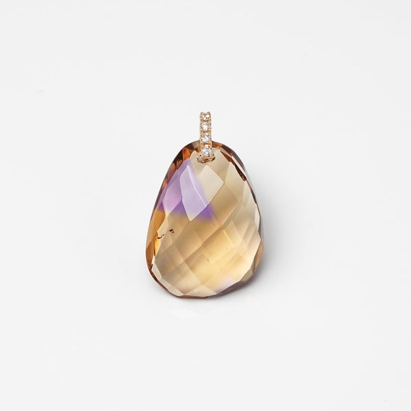 Rutile quartz × Diamond charm 13.74 /ルチルクォーツ | Hariqua