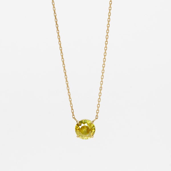 Russian Phenakite × Diamond necklace 0.92 /ロシアン・フェナカイト
