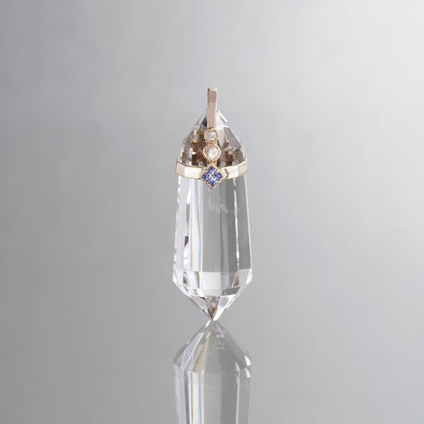 Lemurianseed quartz × Alexandrite pendulum charm 13.26 /レムリアン