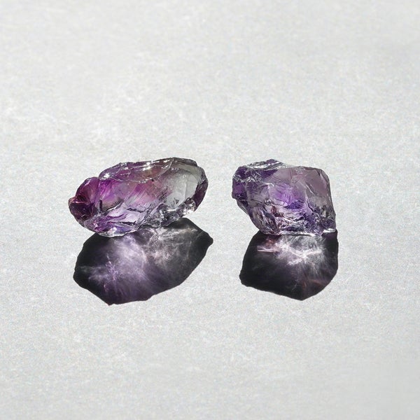Amethyst 2pcs /アメシスト | Hariqua-パワーストーンジュエリー-