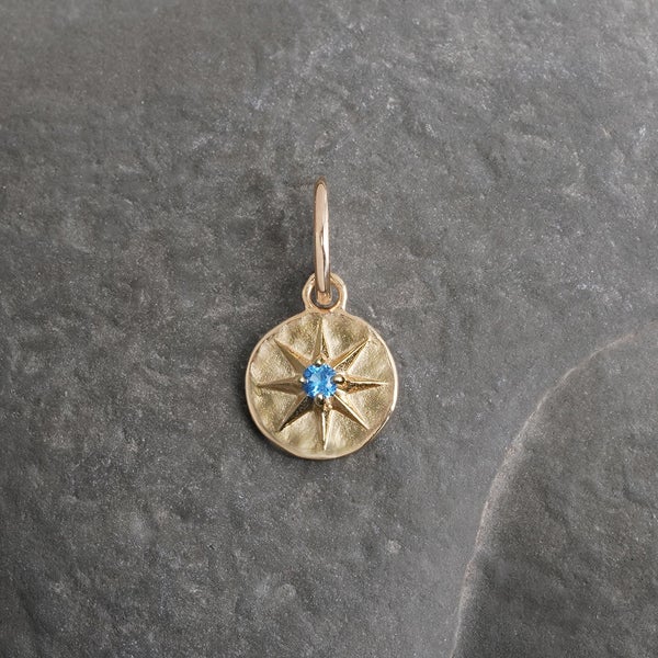 Pink spinel Compass of Light charm /ピンクスピネル | Hariqua