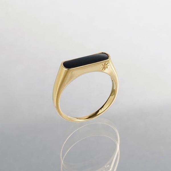 Libyan glass star ring /リビアングラス | Hariqua-パワーストーン