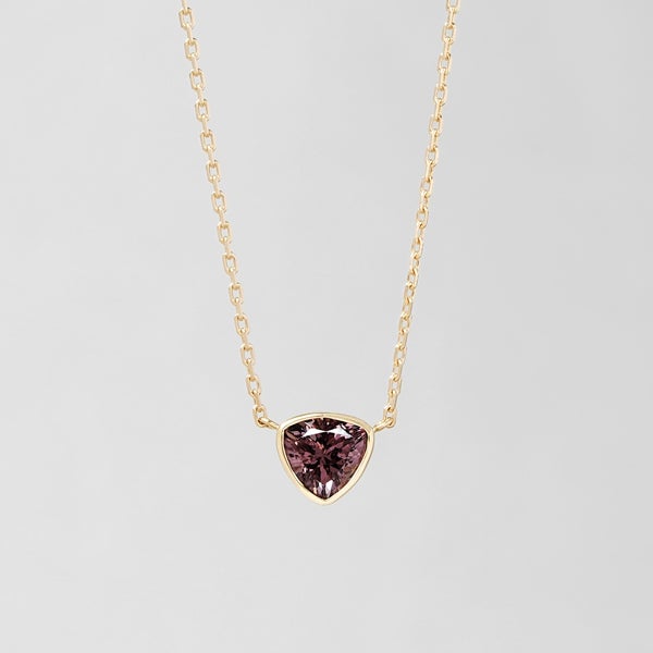 Pink tanzanite necklace 0.68 /ピンクタンザナイト | Hariqua