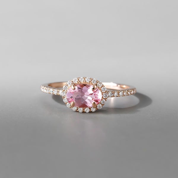 Morganite × Pink sapphire ring 1.72 /モルガナイト、ピンク
