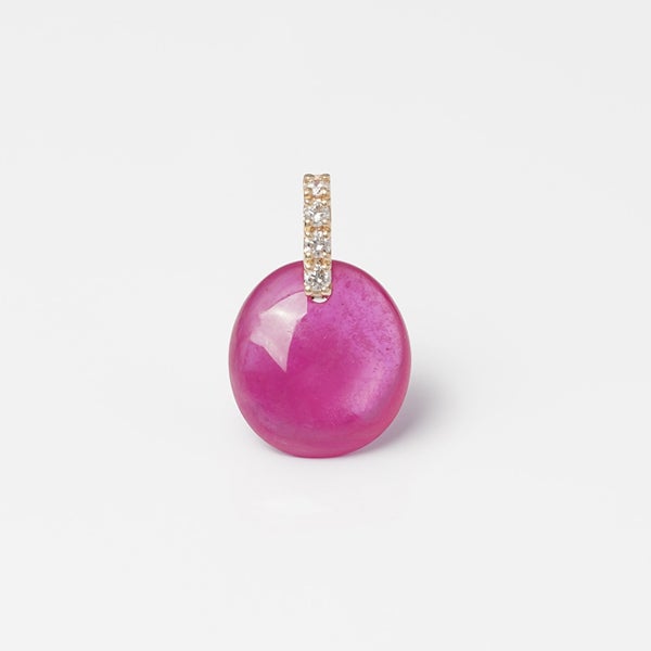 Bicolor pink tourmaline charm 1.28 /バイカラーピンクトルマリン