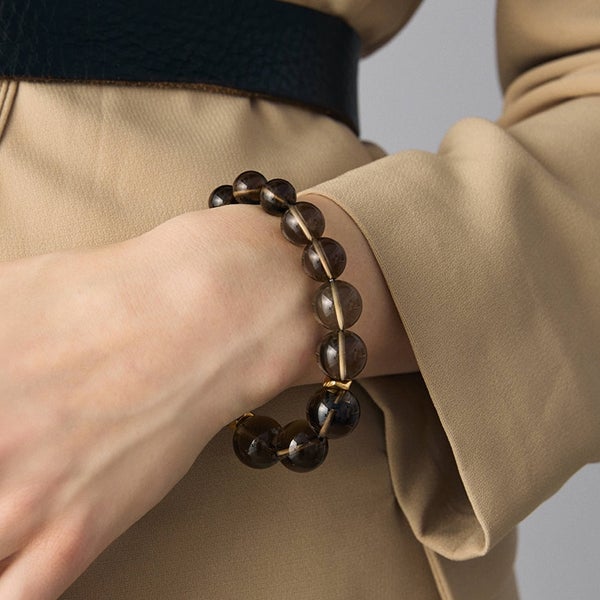 Smoky quartz bracelet /スモーキークォーツ | Hariqua-パワーストーン