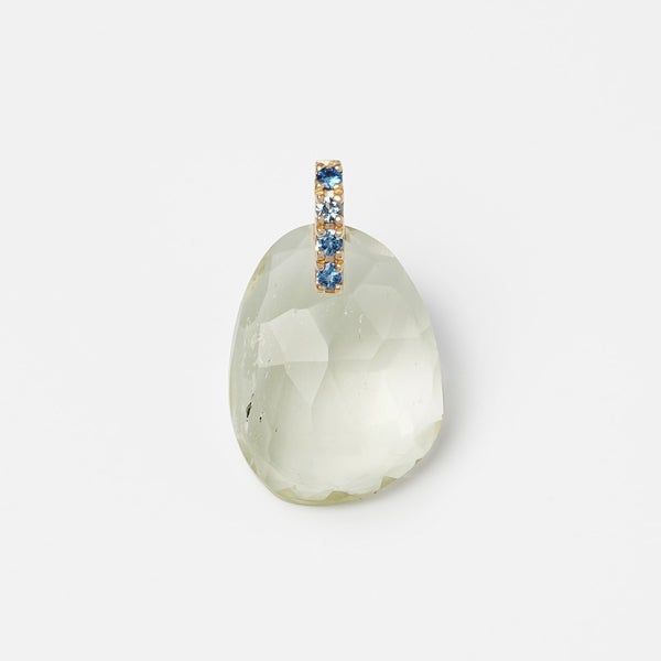 Libyan glass × Blue charm 4.86 /リビアングラス、ブルースピネル