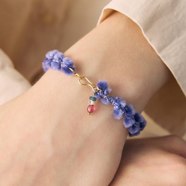 Tourmaline ribbon bracelet /トルマリン | Hariqua-パワーストーン