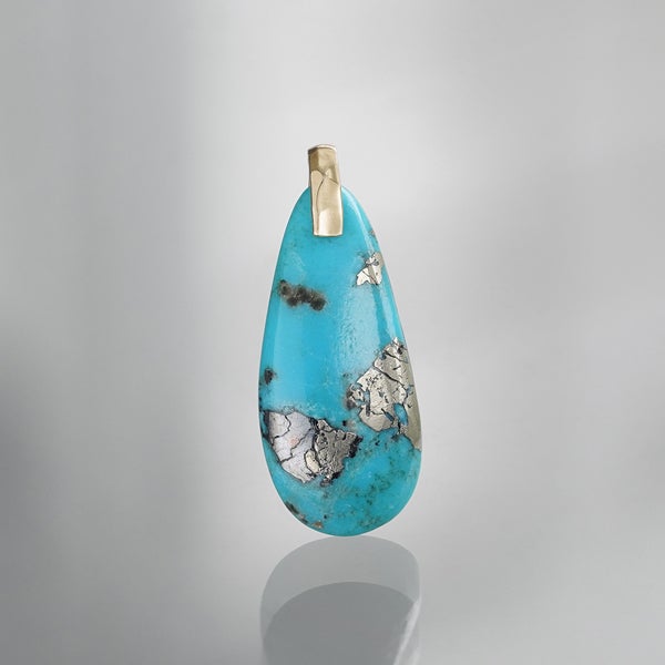 Turquoise × Pyrite charm 8.54 /ターコイズ × パイライト | Hariqua