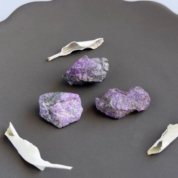 Sugilite 3pcs B /スギライト | Hariqua-パワーストーンジュエリー-